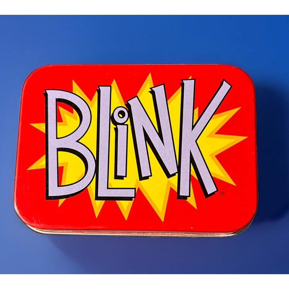 Blink Card Game in Tin - Out Of The Box w/60 Cards, Rules & Tin - EUC